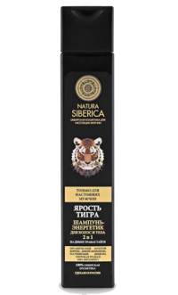 Natura Siberica. Шампунь-энергетик для волос и тела 2 в 1 «Ярость тигра»